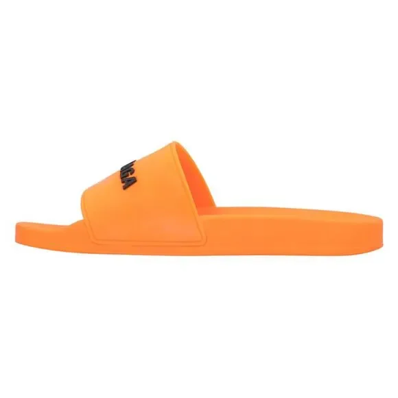 Balenciaga Men's Pool Slide Sandal Orange